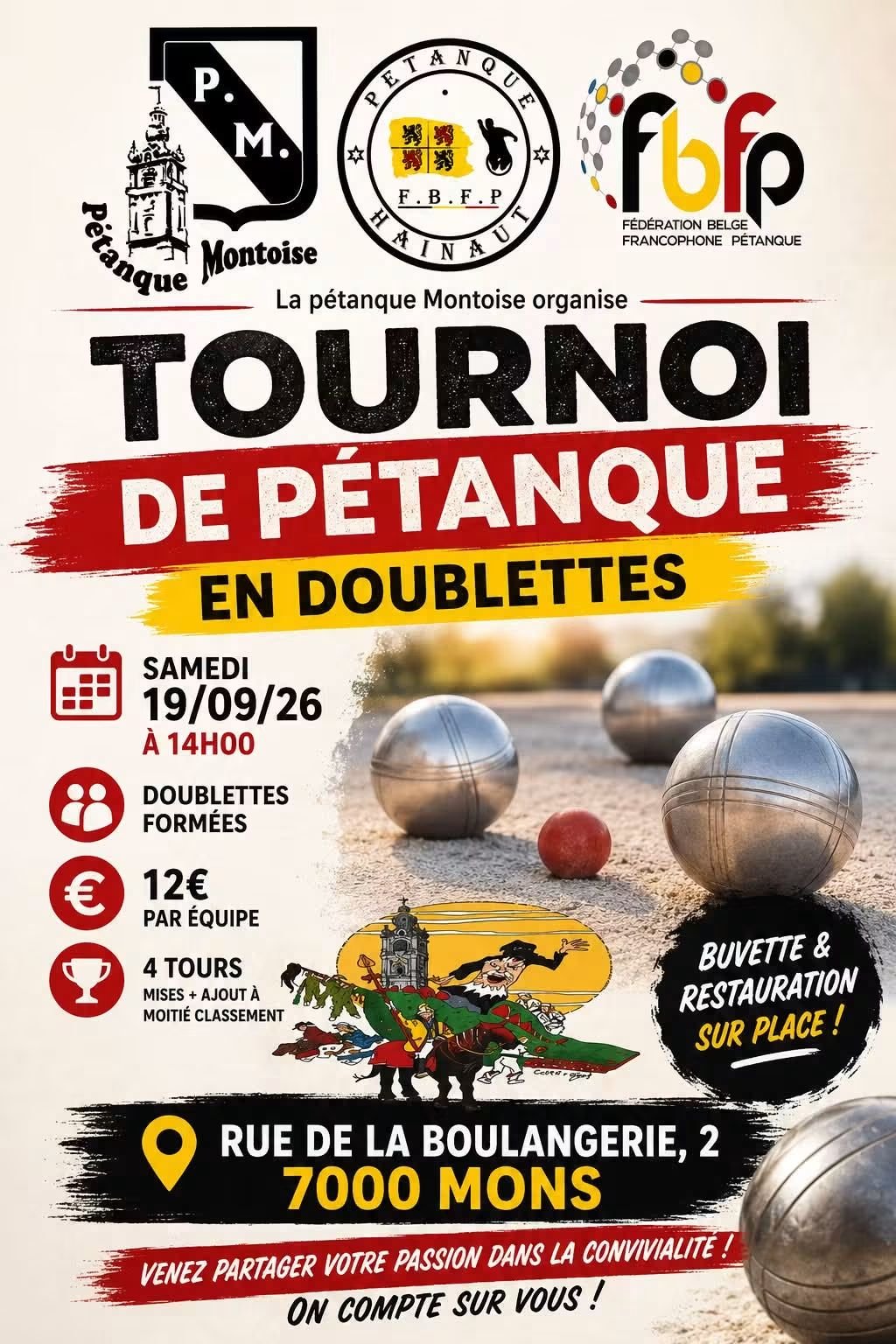 Tournoi de Pétanque en Doublettes