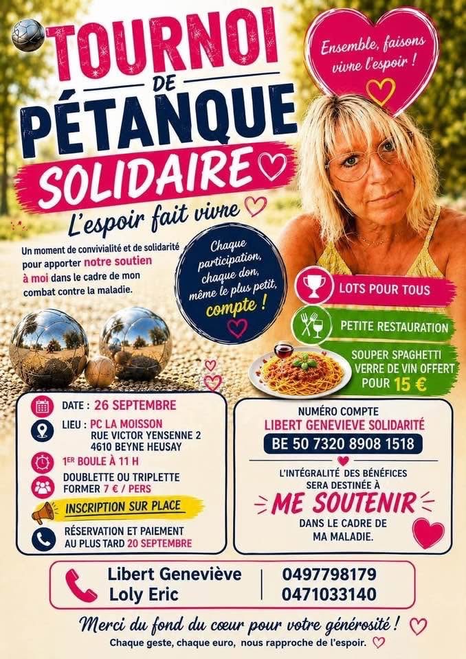 Toernooi de Pétanque Solidaire