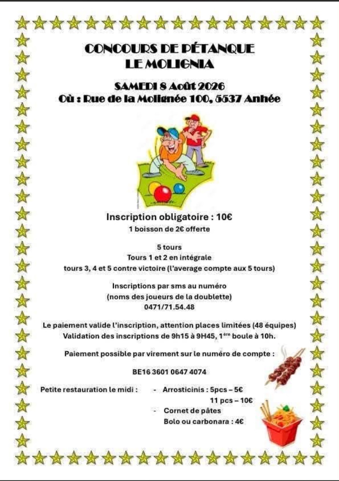 Pétanque Concours Le Molignea