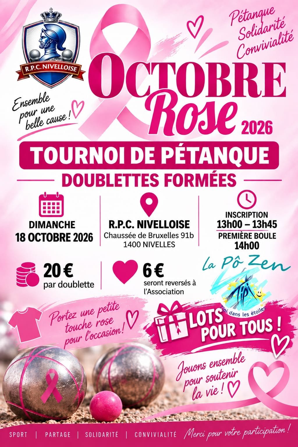 Octobre Rose - Doublettes Formées