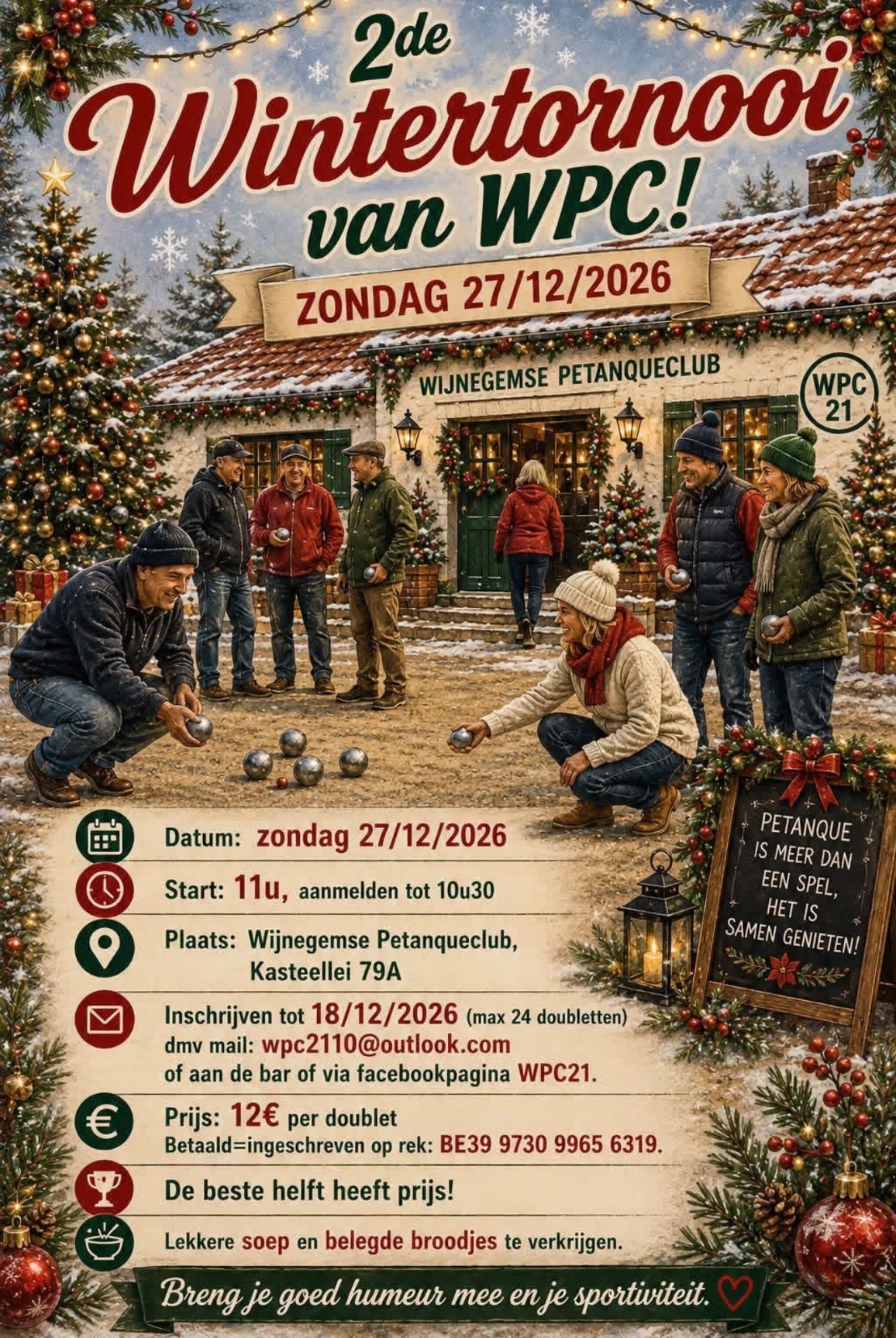 2de Wintertoernool van WPC