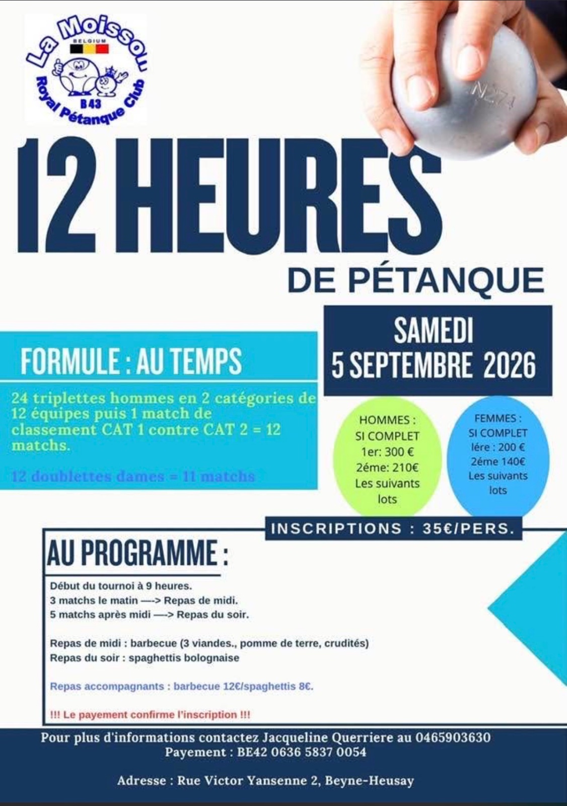 12 Uren Pétanque - Heren