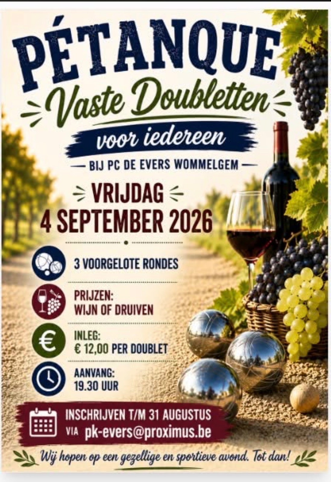 Pétanque Vaste Doubletten voor iedereen