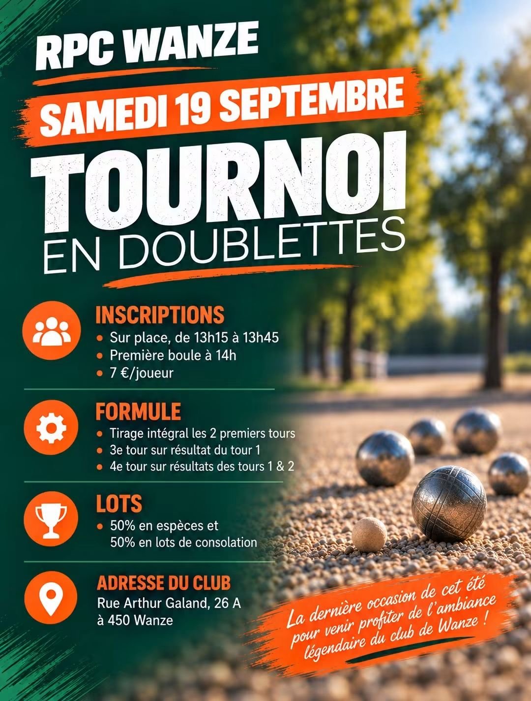 Toernooi in Doublettes