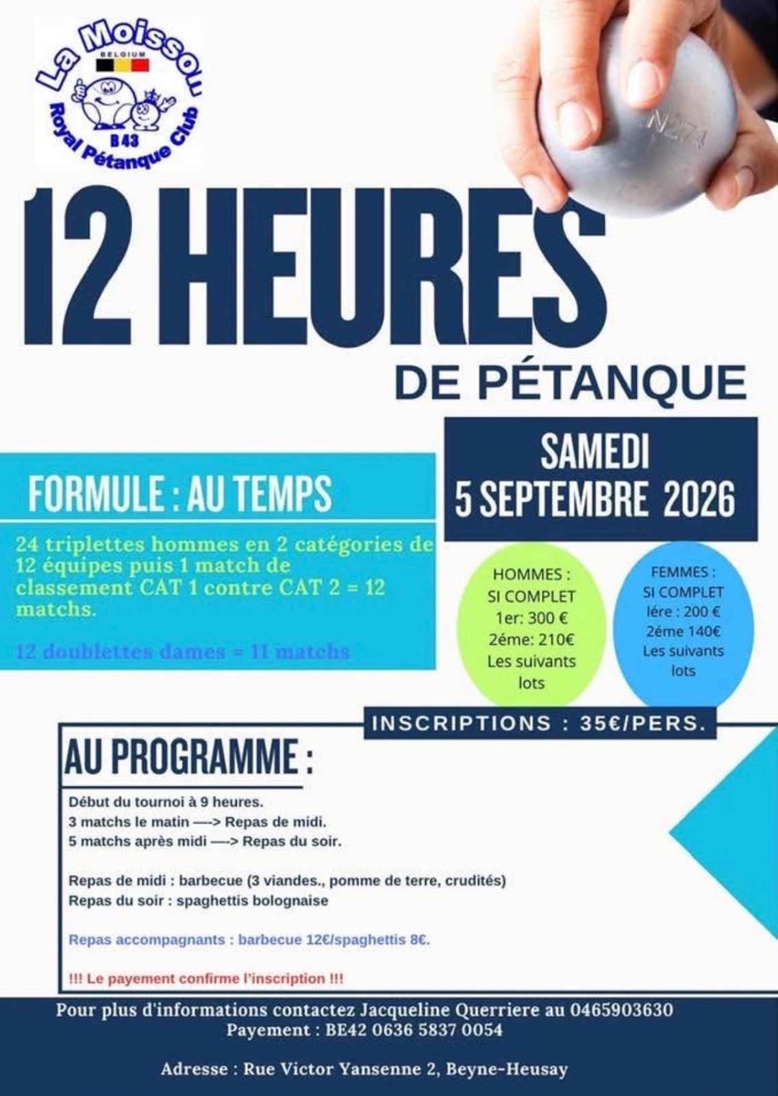 12 Uren Pétanque - Dames