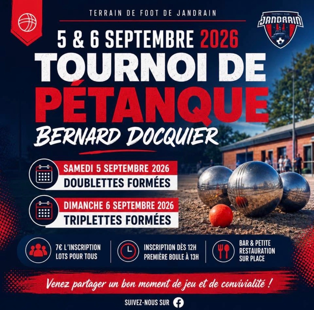 Toernooi de Pétanque Bernard Docquier - Doublettes