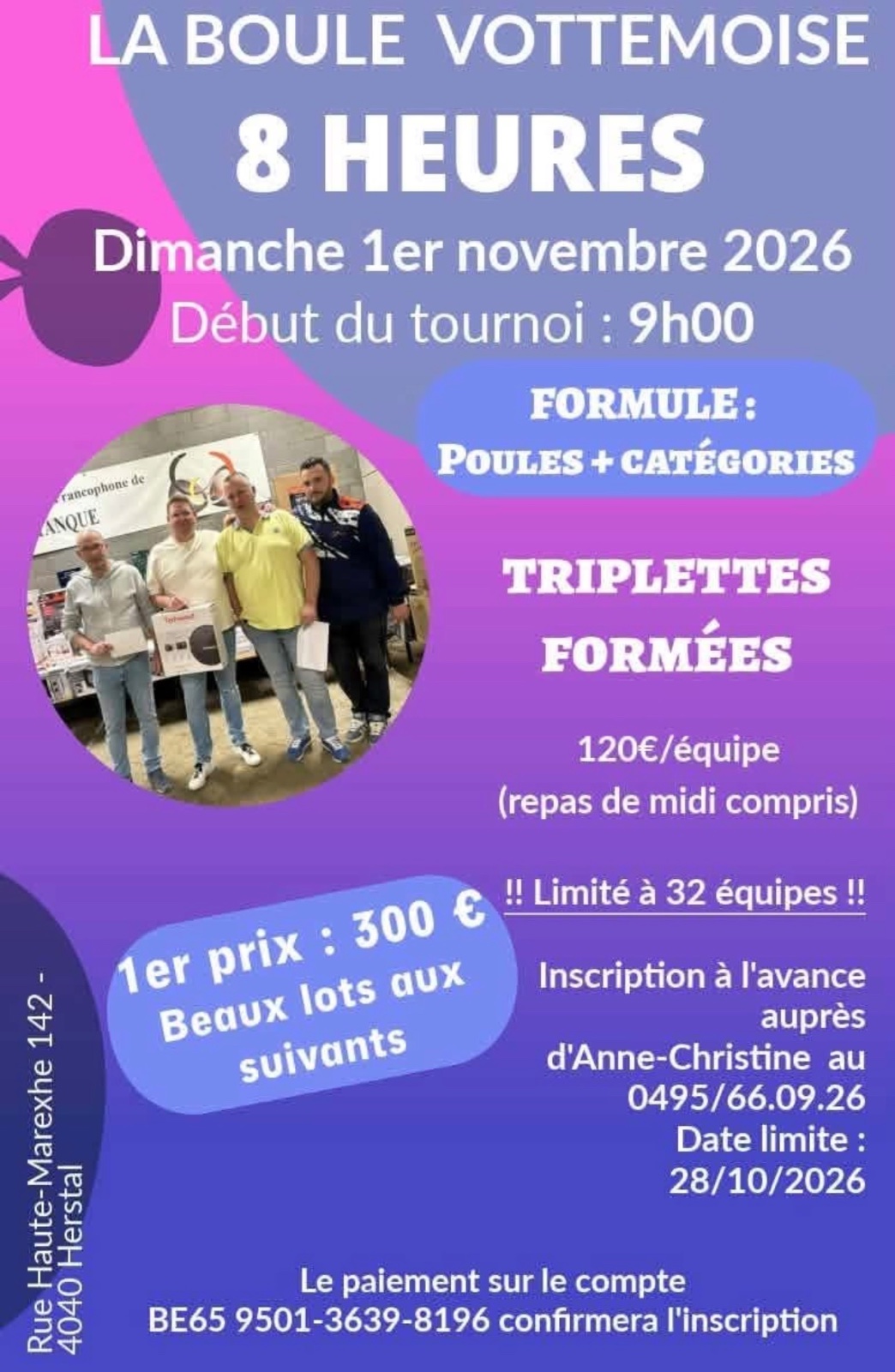 La Boule Vottemoise - 8 Heures