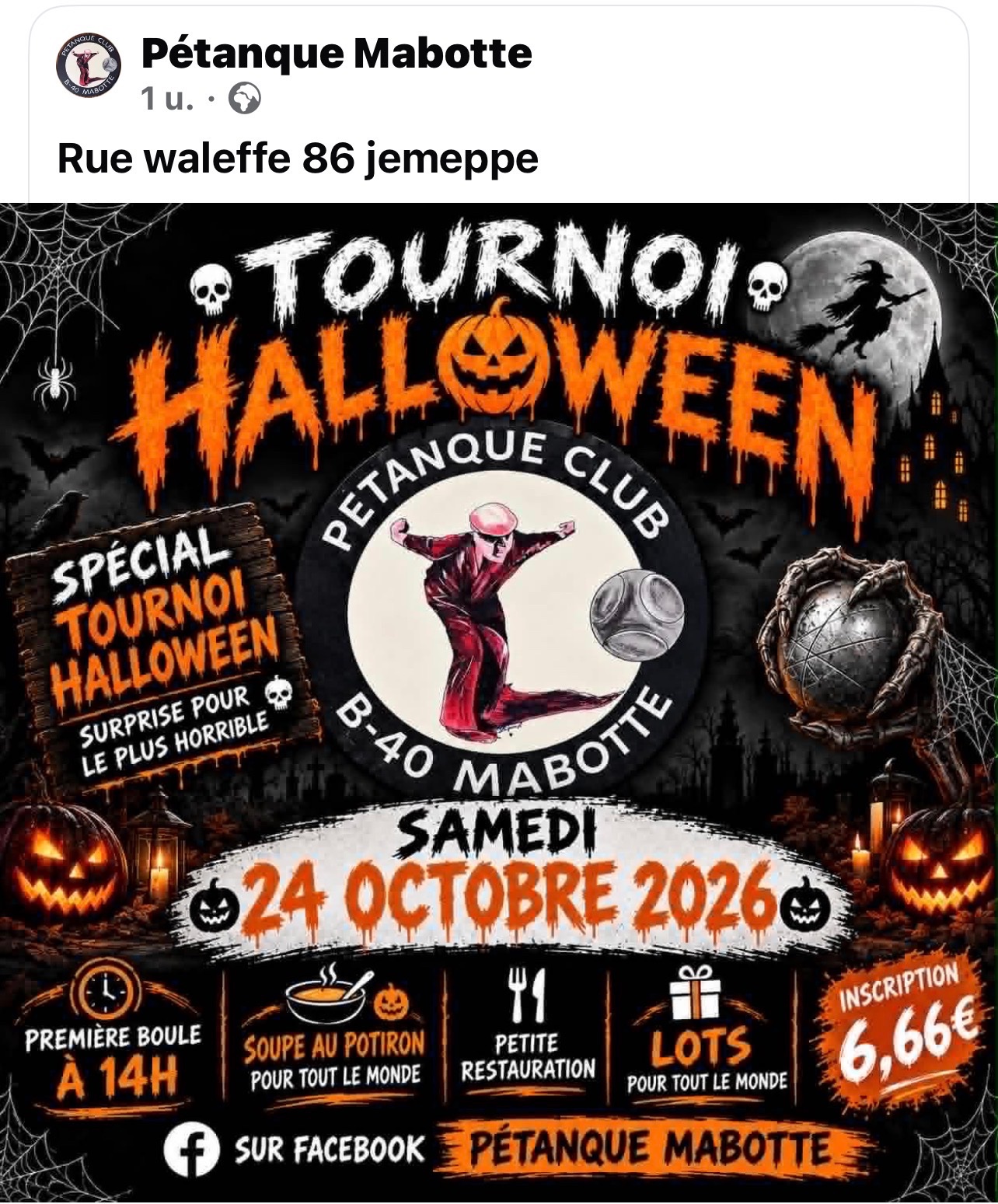 Tournoi Halloween