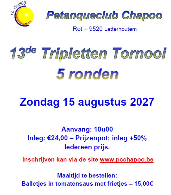 13de Tripletten Tornooi