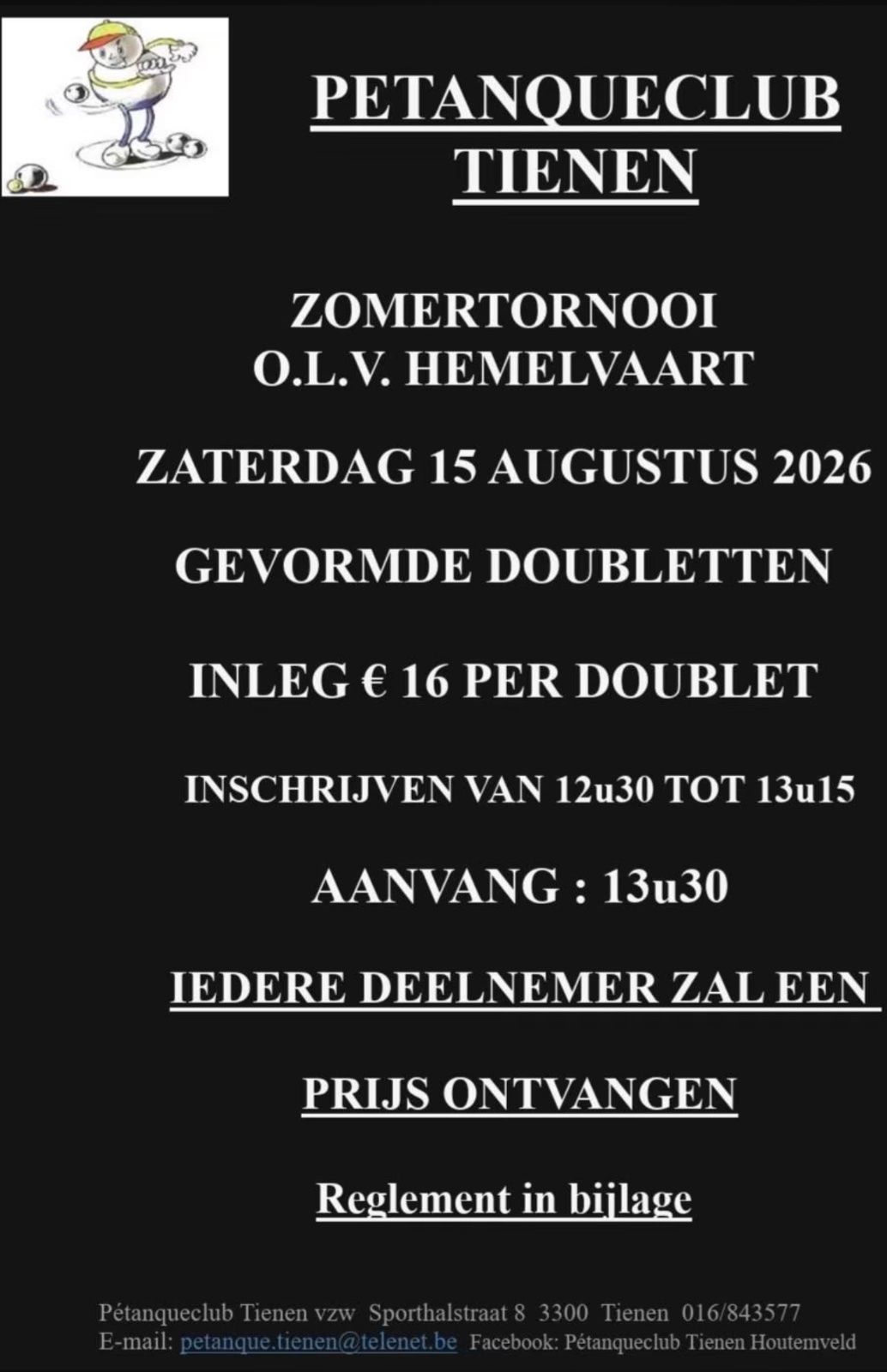 Zomertoernooi O.L.V. Hemelvaart