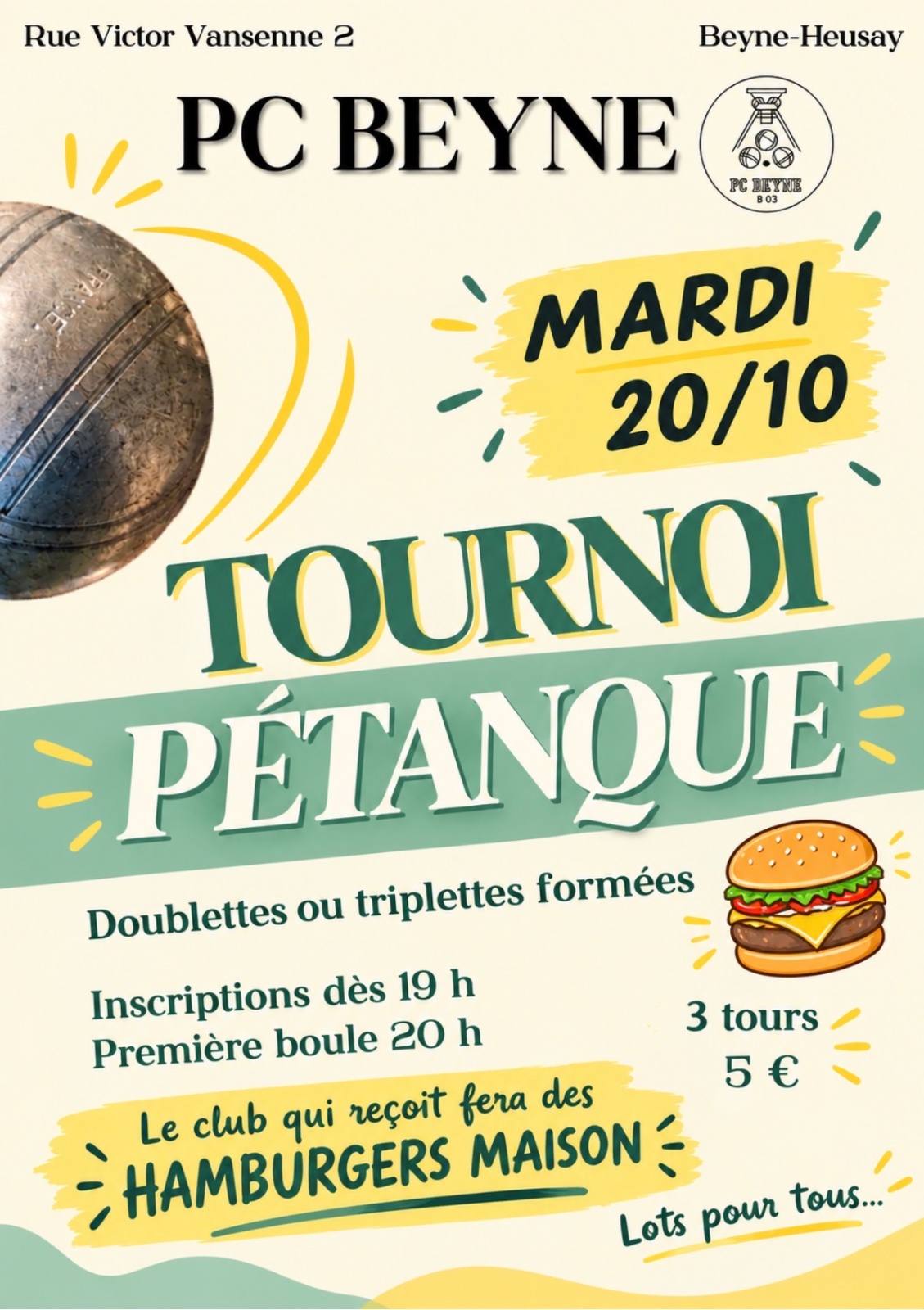 Tournoi Pétanque