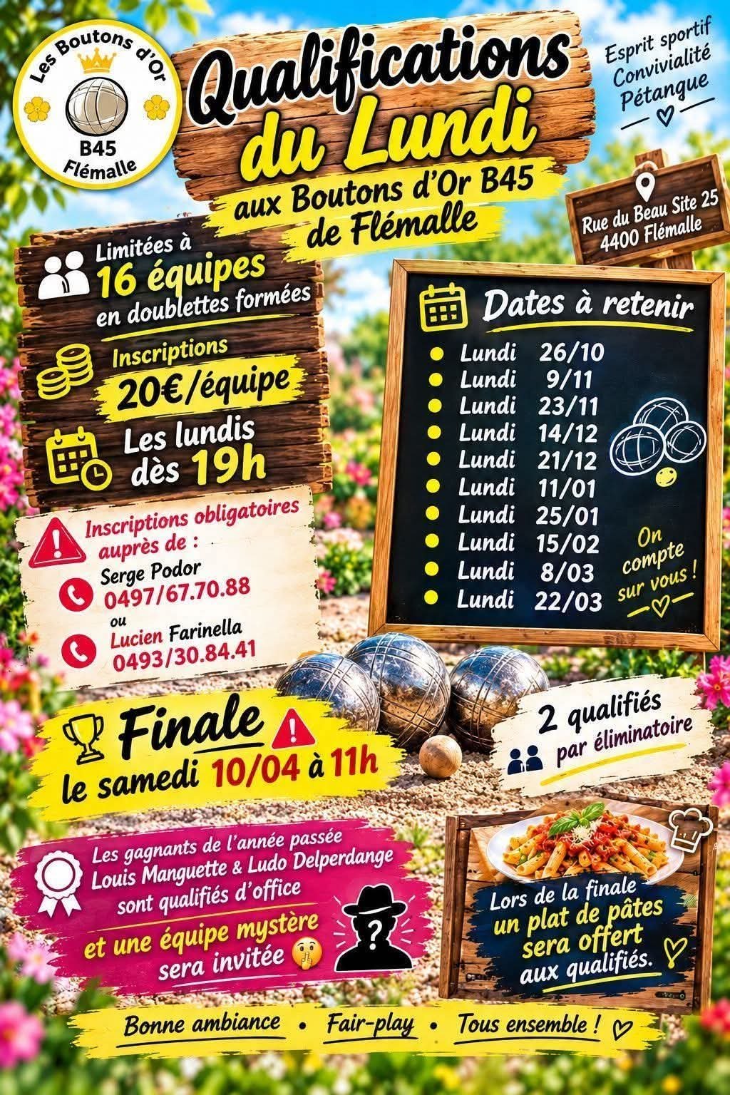 Qualifications du Lundi