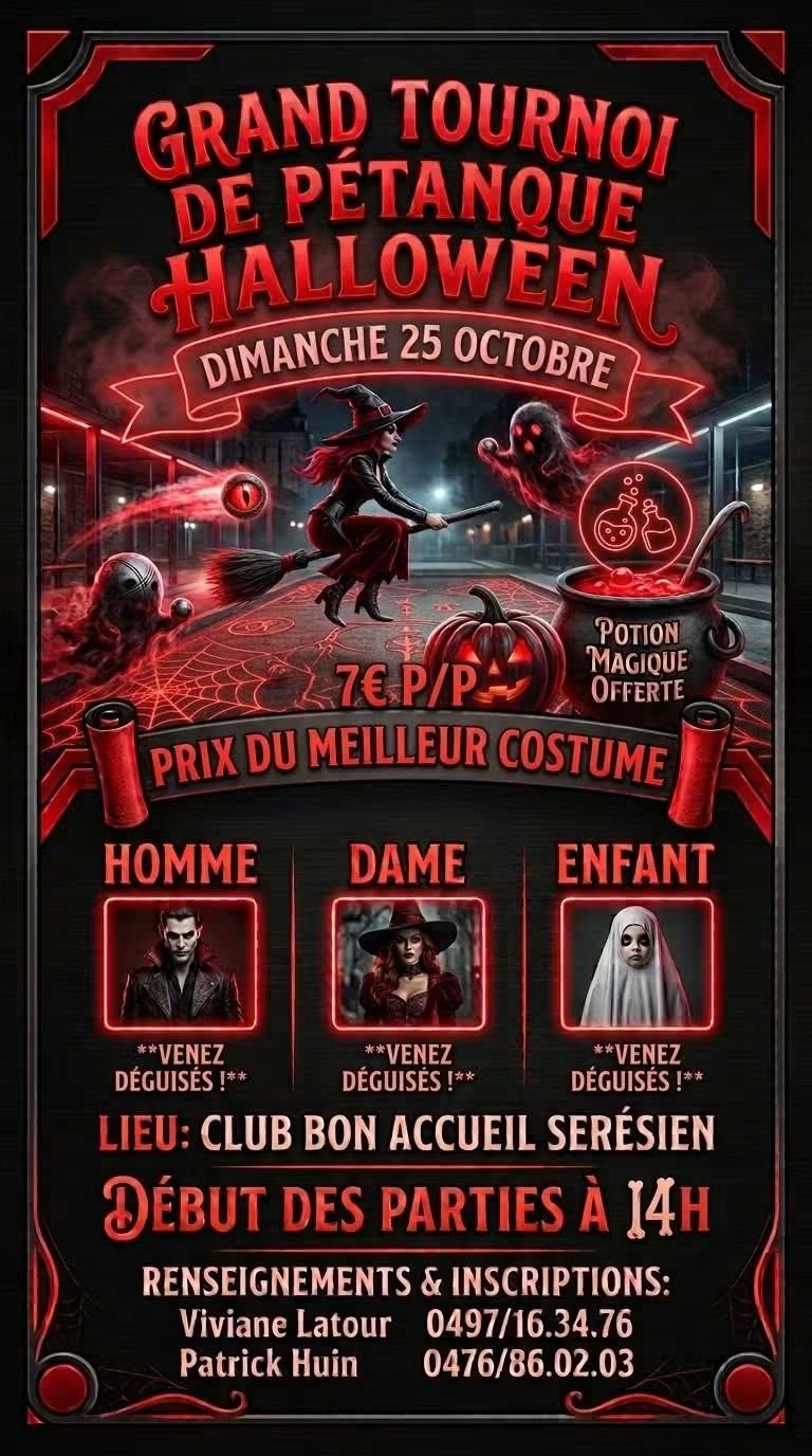 Grand Tournoi de Pétanque Halloween